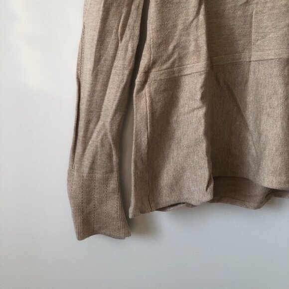 White House Black Market Tan Cowl Neck Sweater - Picture 5 of 7